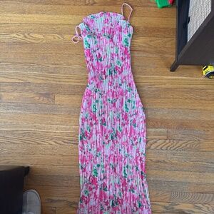 Floral wedding guest dress